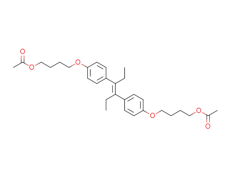 (E)-((hex-3-ene-3,4-diylbis(4,1-phenylene))bis(oxy))bis(butane-4,1-diyl) diacetate