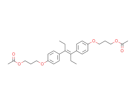 (E)-((hex-3-ene-3,4-diylbis(4,1-phenylene))bis(oxy))bis(propane-3,1-diyl) diacetate