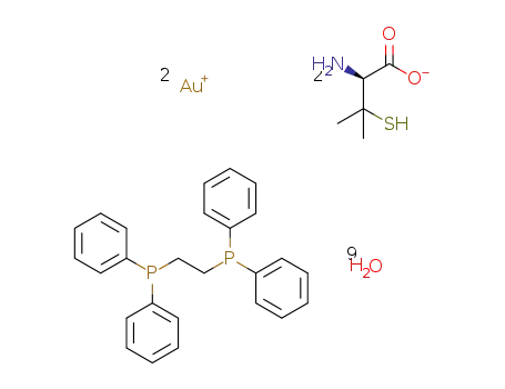 [Au2(1,2-bis(diphenylphosphino)ethane)(L-Hpenicillaminate)2]*9H2O