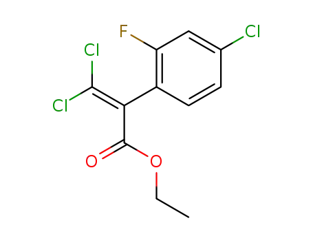 ethyl 3,3-dichloro-2-(4-chloro-2-fluorophenyl)acrylate