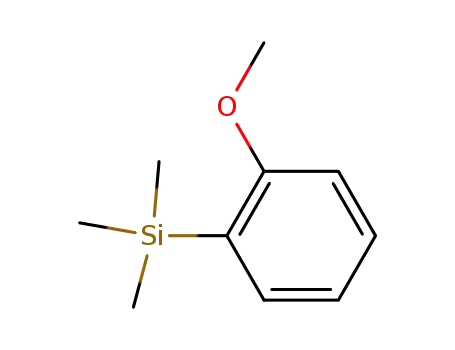 Molecular Structure of 704-43-8 (2-TRIMETHYLSILYLANISOLE)