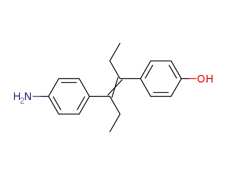 4-Amino-4'-hydroxy-α,α'-diaethylstilben