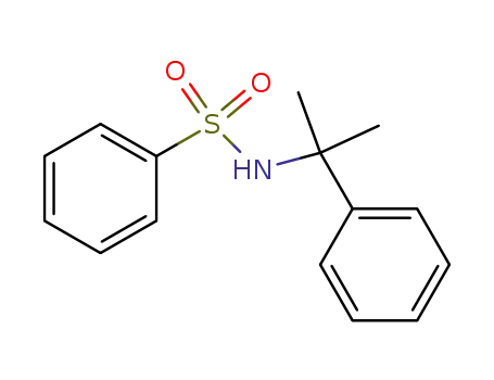 Molecular Structure of 66898-01-9 (N-(α,α-Dimethylbenzyl)benzenesulfonamide)