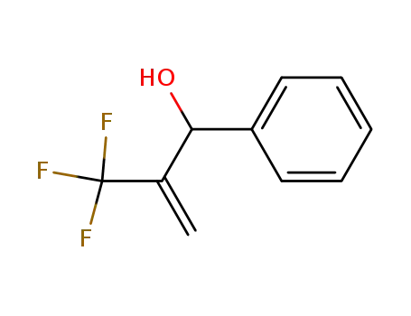 Molecular Structure of 14633-65-9 (Benzenemethanol, a-[1-(trifluoromethyl)ethenyl]-)