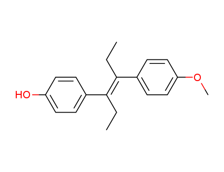 4-(1-ETHYL-2-(4-METHOXYPHENYL)-1-BUTENYL)PHENOL (E)-