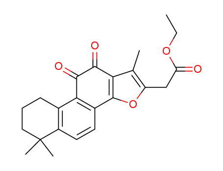 1,6,6-trimethyl-6,7,8,9,10,11-hexahydro-10,11-dioxophenanthro[1,2-b]furan-2-acetic acid ethyl ester