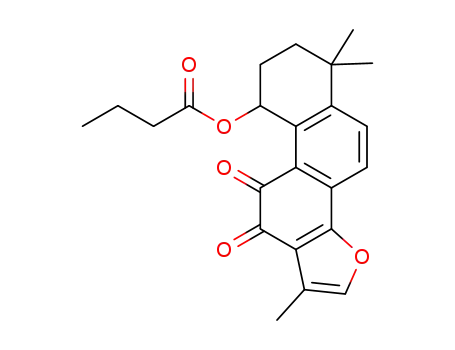1,6,6-trimethyl-10,11-dioxo-6,7,8,9,10,11-hexahydrophenanthro[1,2-b]furan-9-yl butyrate