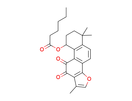 1,6,6-trimethyl-10,11-dioxo-6,7,8,9,10,11-hexahydrophenanthro[1,2-b]furan-9-yl hexanoate