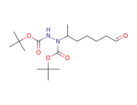 di-tert-butyl 1-(7-oxoheptan-2-yl)hydrazine-1,2-dicarboxylate