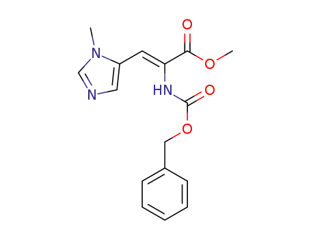 (Z)-methyl 2-(benzyloxycarbonylamino)-3-(1-methyl-1H-imidazol-5-yl)acrylate