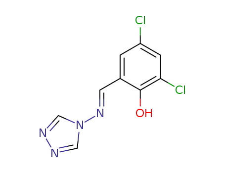 (E)-(2-(((4H-1,2,4-triazol-4-yl)imino)methyl)-4,6-dichlorophenol)