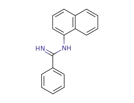N'-(Naphthalen-1-yl)benzenecarboximidamide