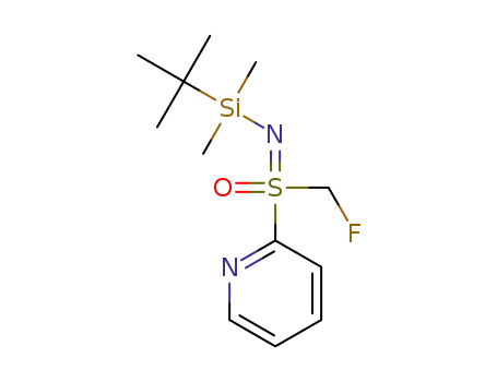 N-tert-butyldimethylsilyl-S-fluoromethyl-S-(2-pyridyl)sulfoximine