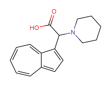 2-(azulen-1-yl)-2-(piperidin-1-yl)acetic acid