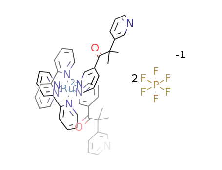 [Ru(2,2′-bipyridine)2(2-methyl-1,2-di-3-pyridil-1-propanone)2](PF6)2