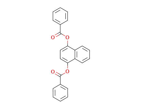 Molecular Structure of 7437-73-2 (1,4-Naphthalenediol, dibenzoate)