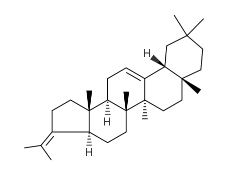 Molecular Structure of 22586-86-3 (A-Neooleana-3,12-diene)