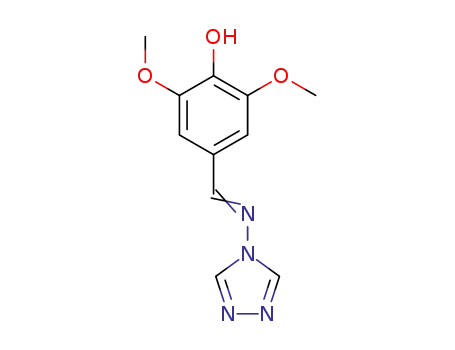 4-(((4H-1,2,4-triazol-4-yl)imino)methyl)-2,6-dimethoxyphenol
