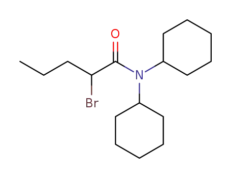 2-bromo-N,N-dicyclohexylpentanamide