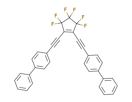 1,2-bis((1,1'-biphenyl)-4-ylethynyl)-3,3,4,4,5,5-hexafluorocyclopentene