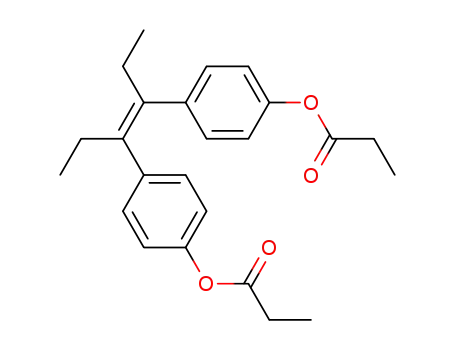 3,4-bis-(4-propionyloxy-phenyl)-hex-3c-ene