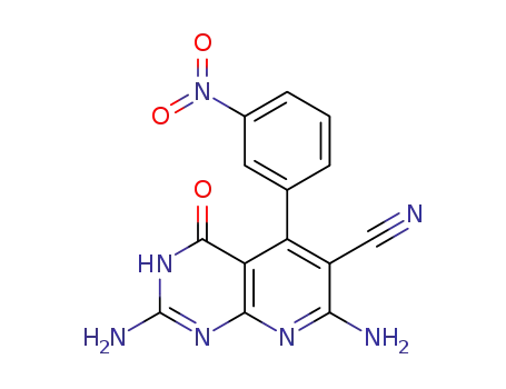 2,7-diamino-5-(3-nitrophenyl)-4-oxo-3,4-dihydropyrido[2,3-d]pyrimidine-6-carbonitrile