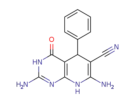 2,7-diamino-4-oxo-5-phenyl-3,4,5,8-tetrahydropyrido[2,3-d]pyrimidine-6-carbonitrile