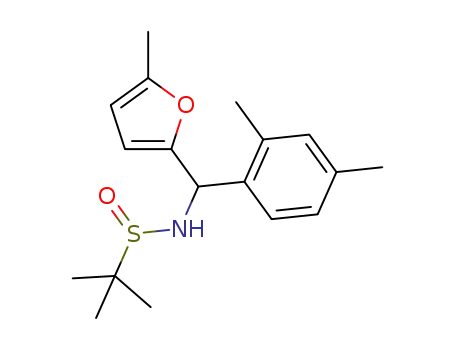 N-[(2,4-dimethyl phenyl)(5-methylfuran-2-yl)methyl]-2-methylpropane-2-sulfinamide
