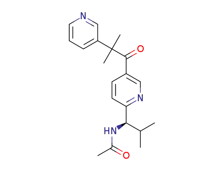 N-(2-methyl-1-(5-(2-methyl-2-(pyridin-3-yl)propanoyl)pyridin-2-yl)propyl)acetamide