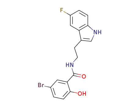 5-bromo-N-(2-(5-fluoro-1H-indol-3-yl)ethyl)-2-hydroxybenzamide
