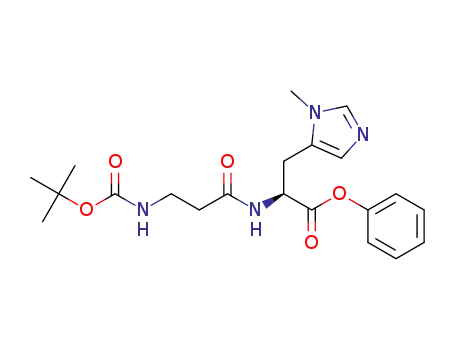 N(α)-(3-((tert-butoxycarbonyl)amino)propylcarbonyl)-N(τ)-methyl-L-histidine phenyl ester