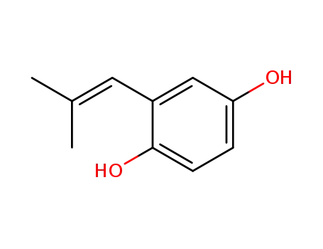 2-(2-methylprop-1-en-1-yl)benzene-1,4-diol