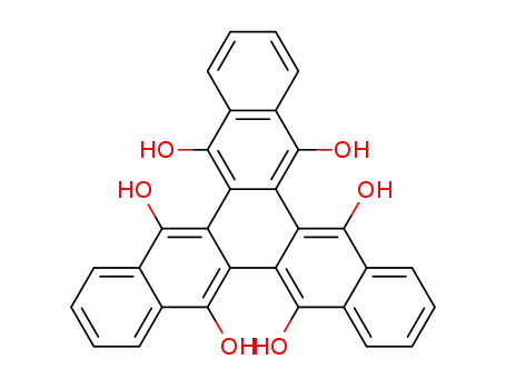 Molecular Structure of 96722-19-9 (5,6,11,12,17,18-Trinaphthylenehexol)