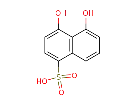 Molecular Structure of 83-65-8 (4,5-dihydroxynaphthalene-1-sulphonic acid)