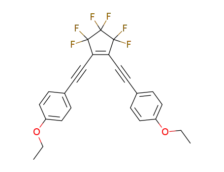 1,2-bis[2-[4-(ethoxyphenyl)ethyn]-1-yl]-3,3,4,4,5,5-hexafluorocyclopentene
