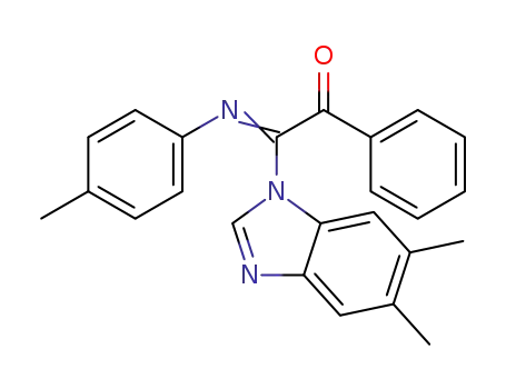 2-(5,6-Dimethyl-1H-benzo[d]imidazol-1-yl)-1-phenyl-2-(p-tolylimino)ethan-1-one