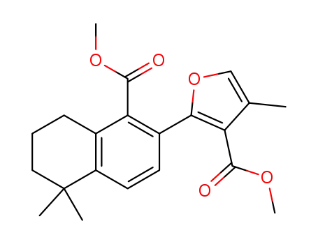 methyl 2-(1-methoxycarbonyl-5,5-dimethyl-5,6,7,8-tetrahydronaphthalen-2-yl)-4-methylfuran-3- carboxylate