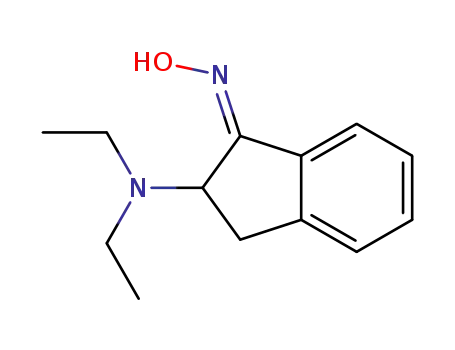 (Z)-2-(diethylamino)-2,3-dihydro-1H-inden-1-one oxime