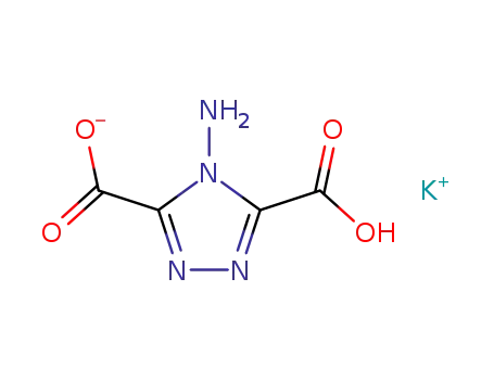 4-amino-4H-[1,2,4]triazole-3,5-dicarboxylic acid ; potassium-compound
