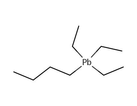Molecular Structure of 64346-32-3 (butyl(triethyl)plumbane)