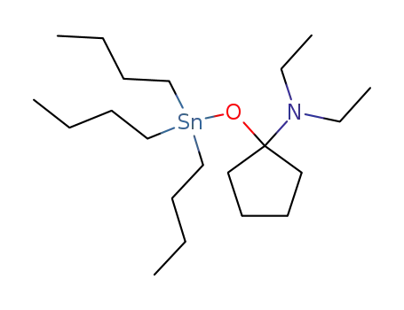 1-Diaethylamino-1-tributylstannyloxy-cyclopentan