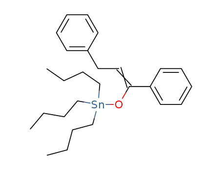 1,3-Diphenyl-1-(tri-n-butylstannyloxy)-propen