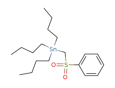 (Phenylsulfonylmethyl)tributyltin