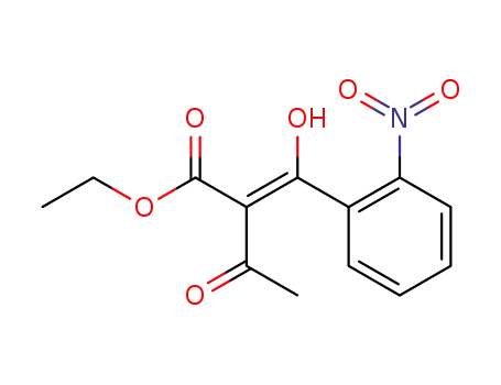 Z-2-<1-Hydroxy-1-(2-nitrophenyl)methylen>acetessigsaeureethylester