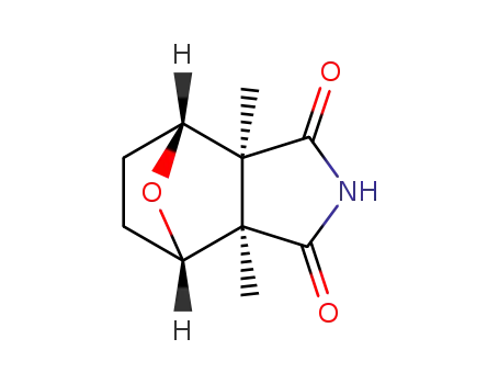 Molecular Structure of 76970-77-9 (hexahydro-3a,7a-dimethyl-4,7-epoxy-1H-isoindole-1,3(2H)-dione)