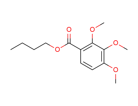 Molecular Structure of 139214-91-8 (Benzoic acid, 2,3,4-trimethoxy-, butyl ester)