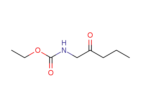 Molecular Structure of 104681-97-2 (Carbamic  acid,  (2-oxopentyl)-,  ethyl  ester  (9CI))