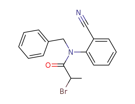 N-benzyl-N-(2-bromopropionyl)-2-cyanoaniline