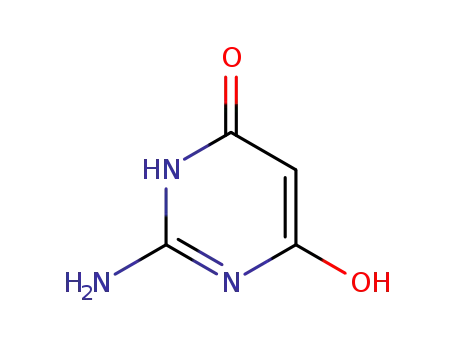 Molecular Structure of 56-09-7 (2-Amino-4,6-dihydroxypyrimidine)