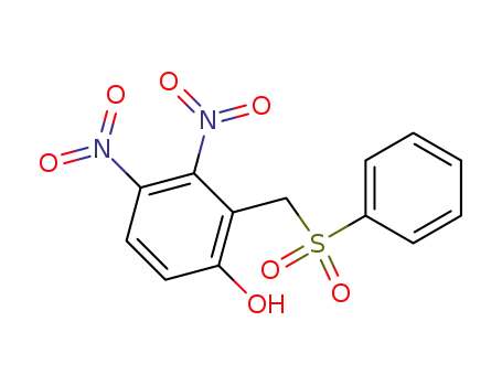 2-Benzenesulfonylmethyl-3,4-dinitro-phenol